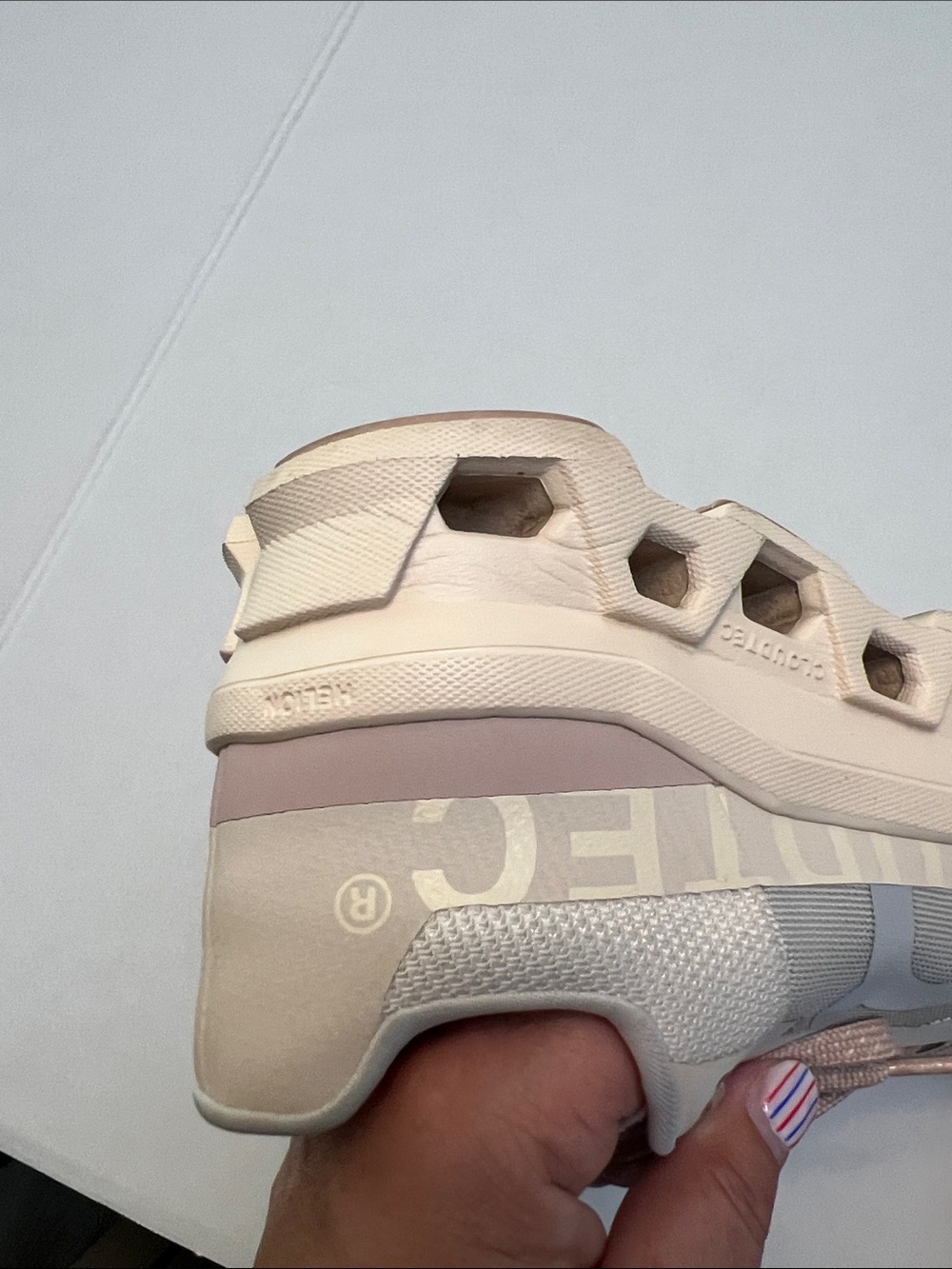 ON RUNNING CLOUDMONSTER MOON FAWN TRAINERS RUNNING SHOES SIZE 7 WOMEN’S - Picture 15 of 16